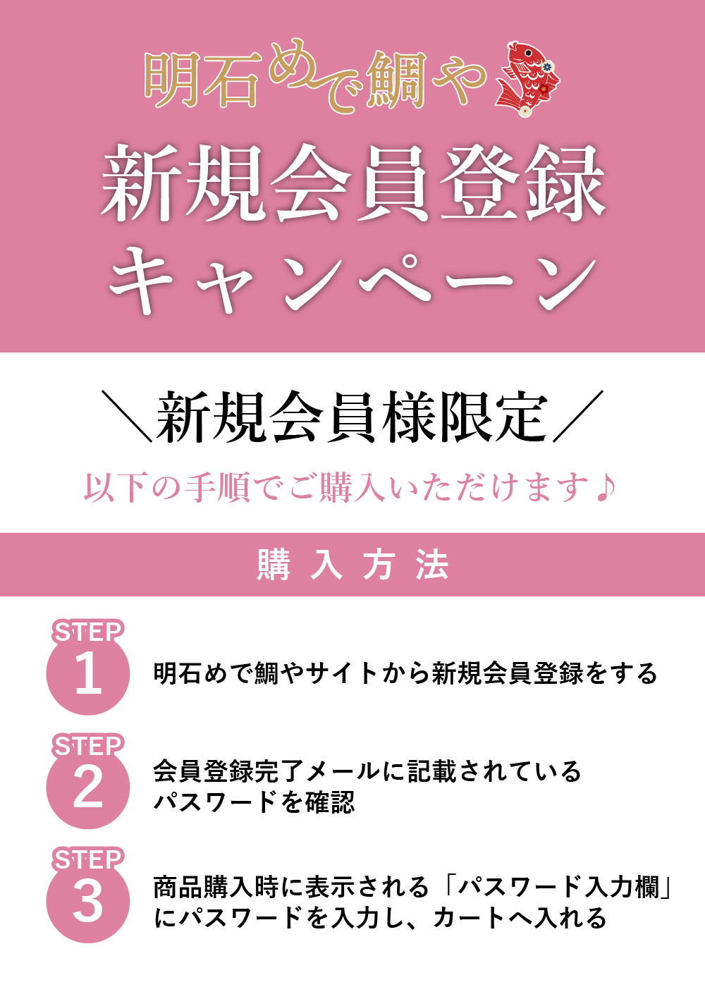 新規会員登録キャンペーン